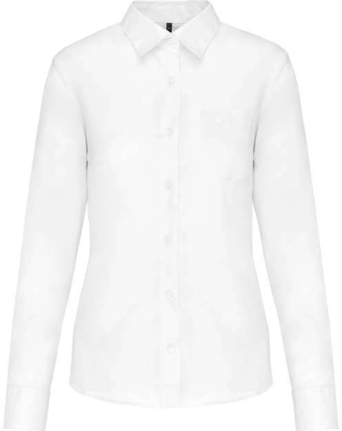 Kariban Jessica > Ladies' Long-sleeved Shirt - biela