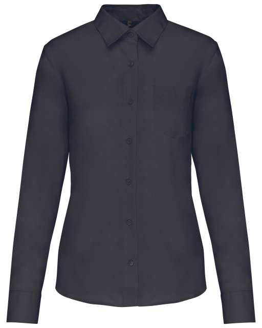 Kariban Jessica > Ladies' Long-sleeved Shirt - Grau