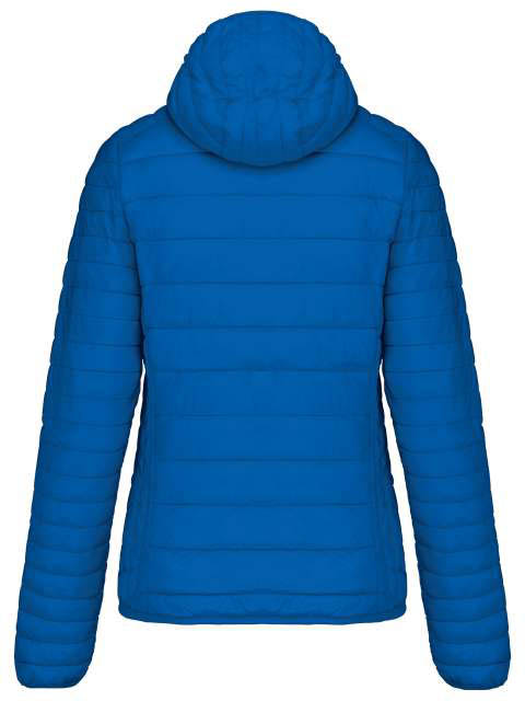 Kariban Ladies' Lightweight Hooded Padded Jacket - modrá