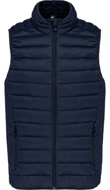 Kariban Men’s Lightweight Sleeveless Fake Down Jacket - blau