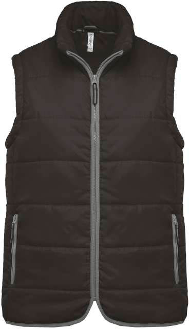 Kariban Quilted Bodywarmer - šedá