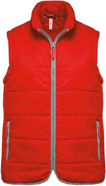 Kariban Quilted Bodywarmer - červená