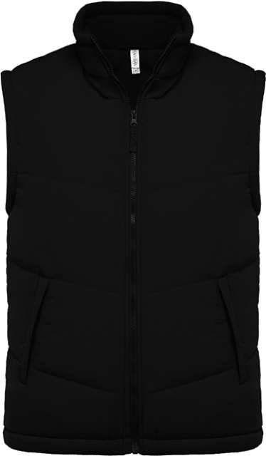 Kariban Fleece Lined Bodywarmer - Kariban Fleece Lined Bodywarmer - Black