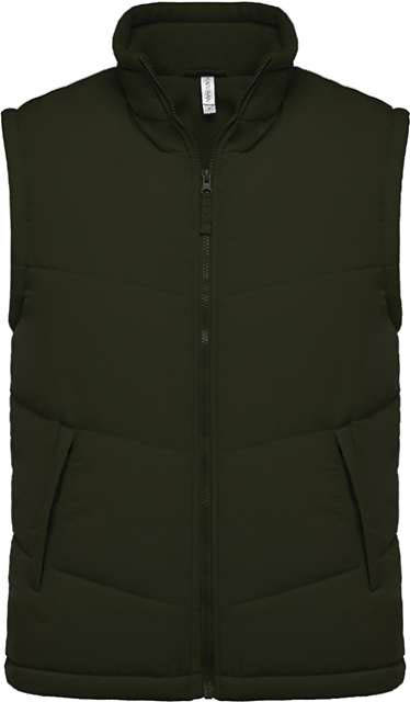 Kariban Fleece Lined Bodywarmer - green