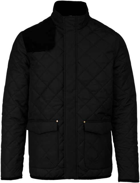 Kariban Men's Quilted Jacket - schwarz