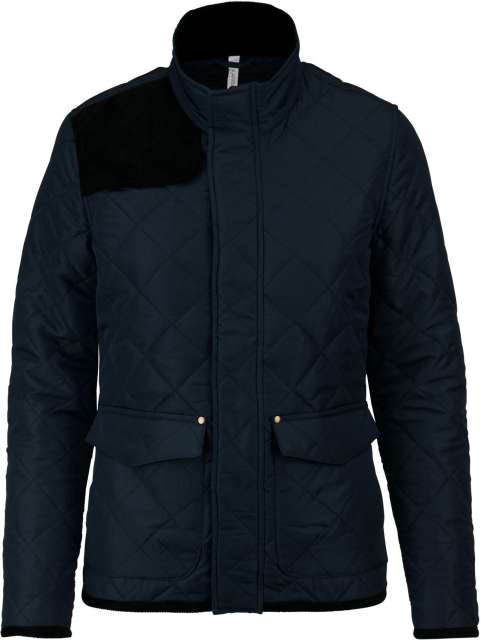 Kariban Ladies’ Quilted Jacket - blue