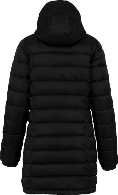 Kariban Ladies' Lightweight Hooded Padded Parka - černá