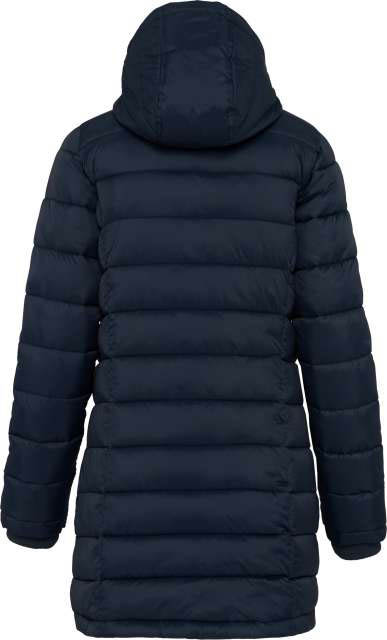 Kariban Ladies' Lightweight Hooded Padded Parka - Kariban Ladies' Lightweight Hooded Padded Parka - Navy