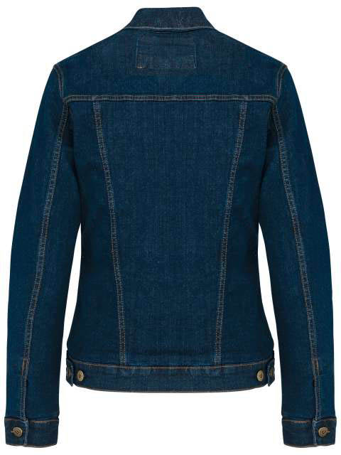 Kariban Ladies' Unlined Denim Jacket - Kariban Ladies' Unlined Denim Jacket - Navy