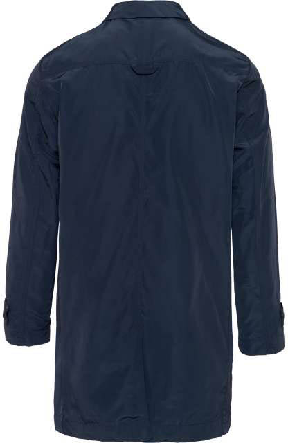 Kariban Men's Lightweight Trenchcoat - blau