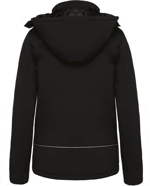 Kariban Ladies’ Hooded Softshell Lined Parka - schwarz