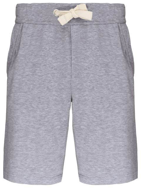Kariban Unisex French Terry Bermuda Shorts - grey