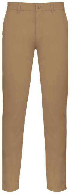 Kariban Men's Chino Trousers - brown
