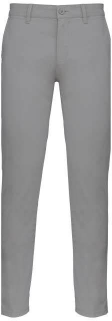 Kariban Men's Chino Trousers - šedá