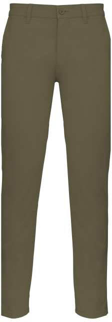 Kariban Men's Chino Trousers - Kariban Men's Chino Trousers - Military Green