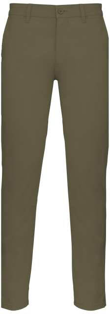 Kariban Men's Chino Trousers - zelená