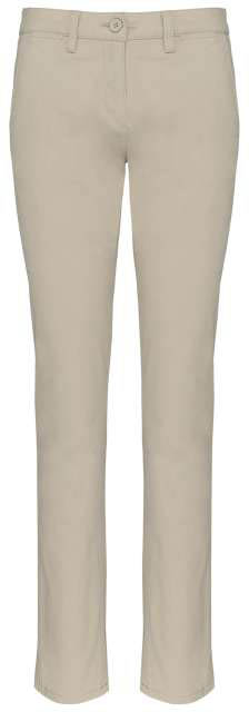 Kariban Ladies' Chino Trousers - Kariban Ladies' Chino Trousers - Tan