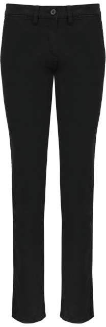 Kariban Ladies' Chino Trousers - Kariban Ladies' Chino Trousers - Black