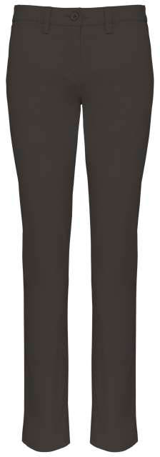 Kariban Ladies' Chino Trousers - šedá