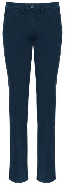 Kariban Ladies' Chino Trousers - modrá