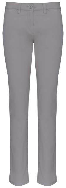 Kariban Ladies' Chino Trousers - Kariban Ladies' Chino Trousers - Ice Grey