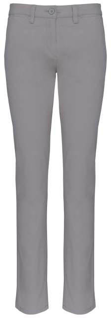 Kariban Ladies' Chino Trousers - grey