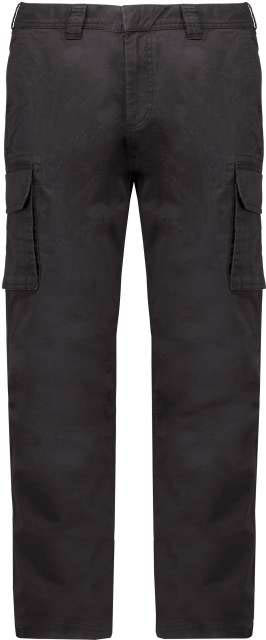 Kariban Men's Multipocket Trousers - grey