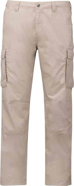 Kariban Men's Lightweight Multipocket Trousers - Kariban Men's Lightweight Multipocket Trousers - Tan