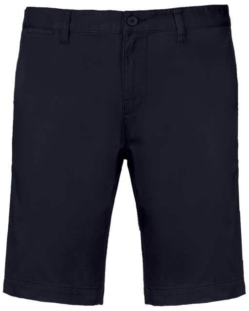 Kariban Men's Chino Bermuda Shorts - Kariban Men's Chino Bermuda Shorts - Navy