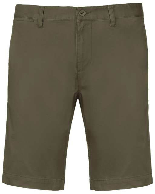 Kariban Men's Chino Bermuda Shorts - green