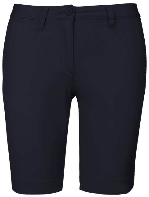 Kariban Ladies' Chino Bermuda Shorts - modrá