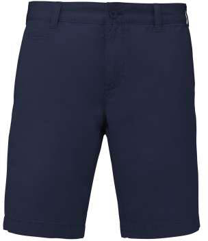 Kariban Men's Washed Effect Bermuda Shorts - blue