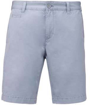 Kariban Men's Washed Effect Bermuda Shorts - modrá