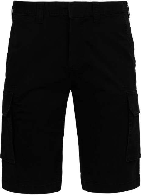 Kariban Men's Multipocket Bermuda Shorts - Kariban Men's Multipocket Bermuda Shorts - Black