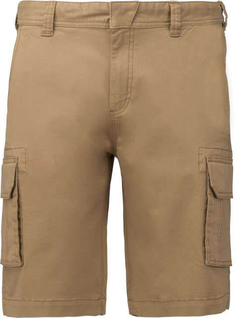 Kariban Men's Multipocket Bermuda Shorts - brown