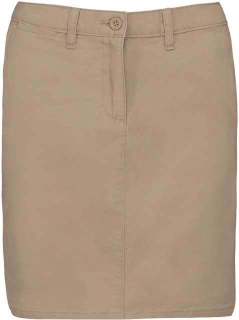 Kariban Chino Skirt - hnědá