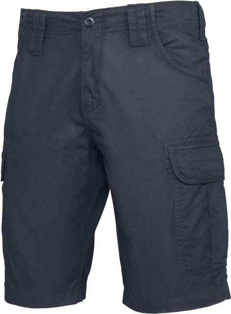 Kariban Multipocket Bermuda Shorts - blue