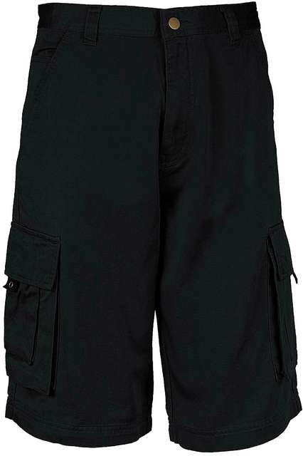 Kariban Multi Pocket Shorts - čierna