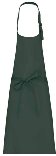 Kariban Polycotton Apron Without Pocket - green