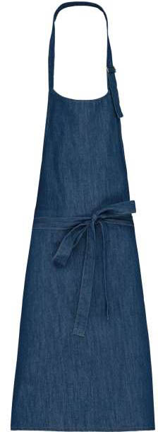 Kariban Polycotton Apron Without Pocket - modrá