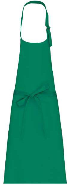 Kariban Polycotton Apron Without Pocket - Grün