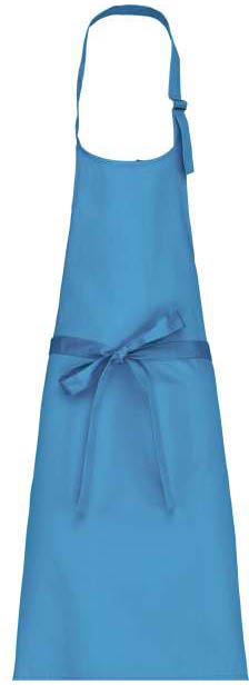 Kariban Polycotton Apron Without Pocket - blau