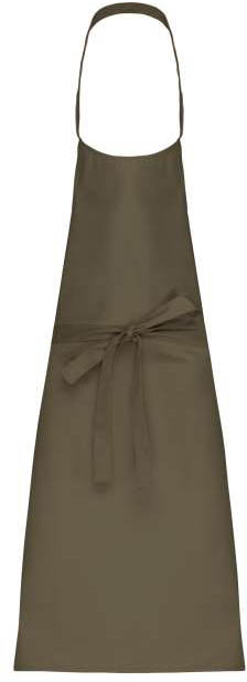 Kariban Polycotton Apron Without Pocket - Grün