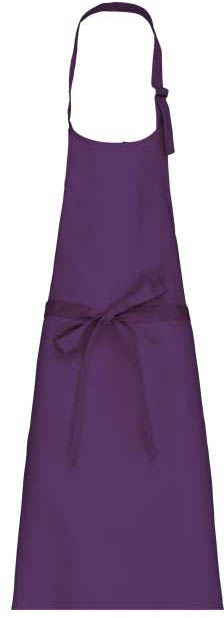 Kariban Polycotton Apron Without Pocket - violet