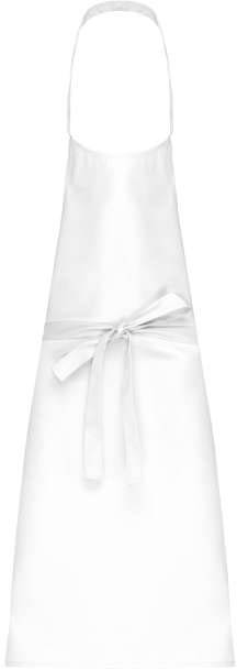 Kariban Polycotton Apron Without Pocket - Kariban Polycotton Apron Without Pocket - White