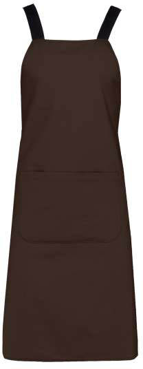 Kariban Organic Cotton Apron - brown