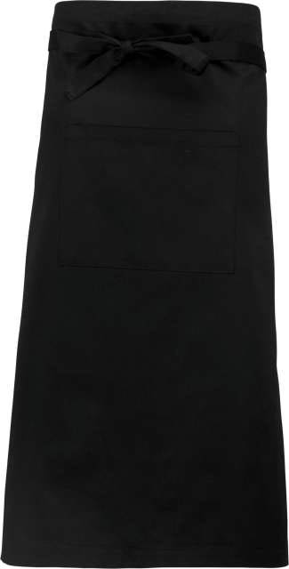 Kariban Polycotton Extra-long Apron - čierna