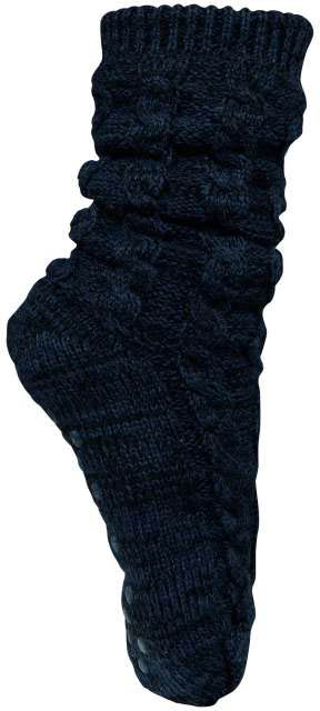 Kariban Sherpa-lined Lounge Socks - modrá