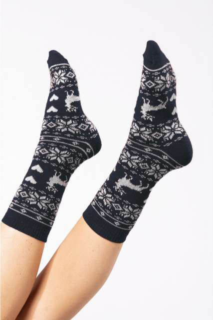 Kariban Unisex Winter Socks - modrá