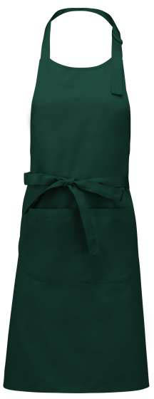 Kariban Cotton Apron With Pocket - Kariban Cotton Apron With Pocket - Forest Green